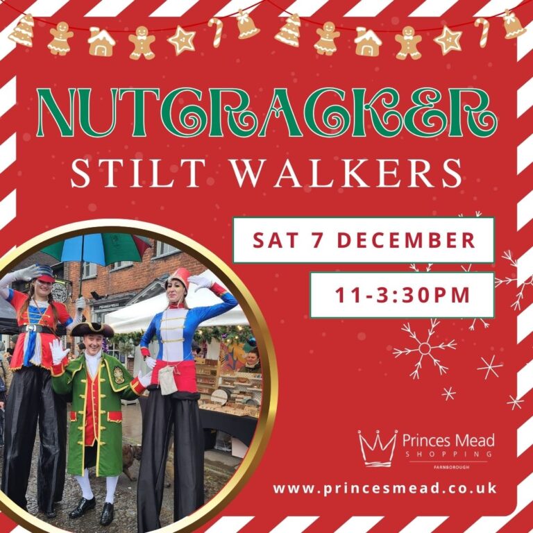 Nutcracker Stilt Walkers Saturday 7th December Princes Mead