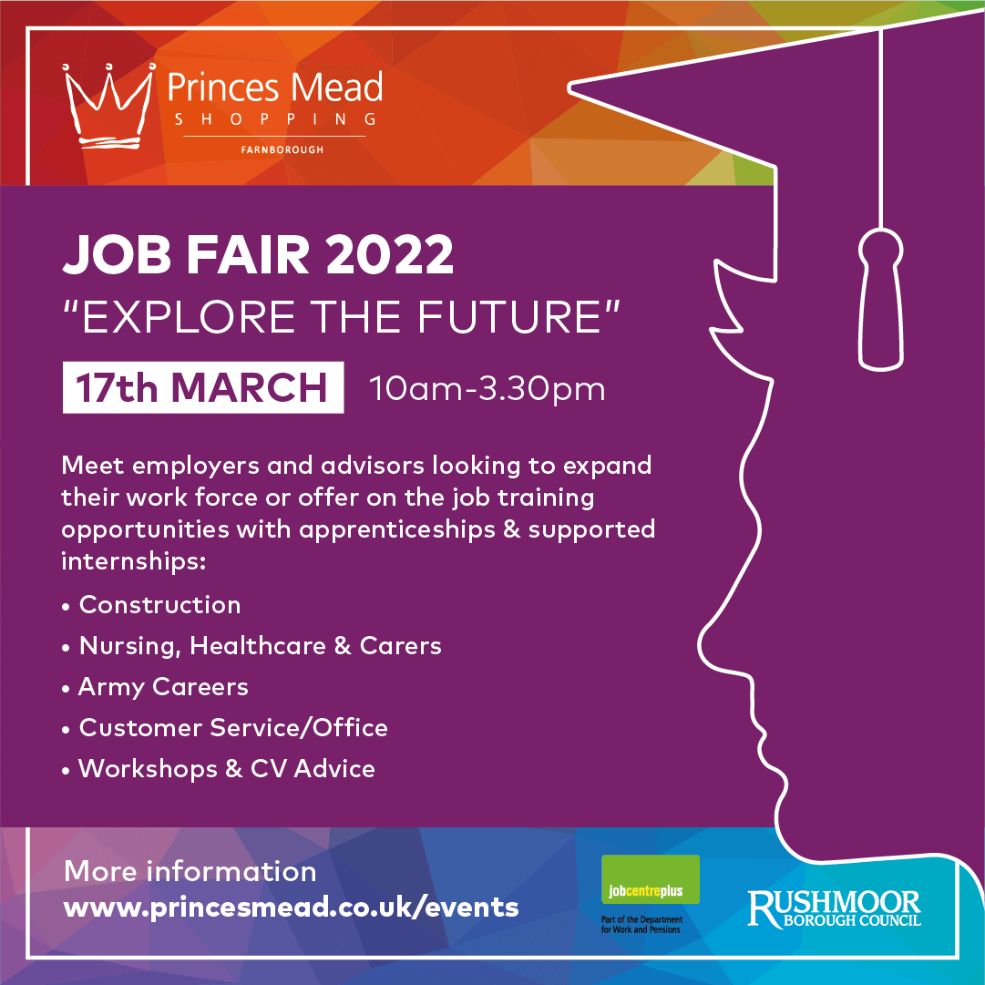 Job Fair March 2022 Princes Mead