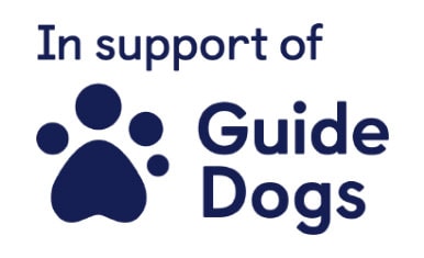 In support of Guide Dogs