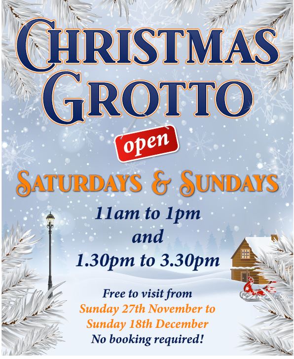 Christmas Grotto opens! Princes Mead